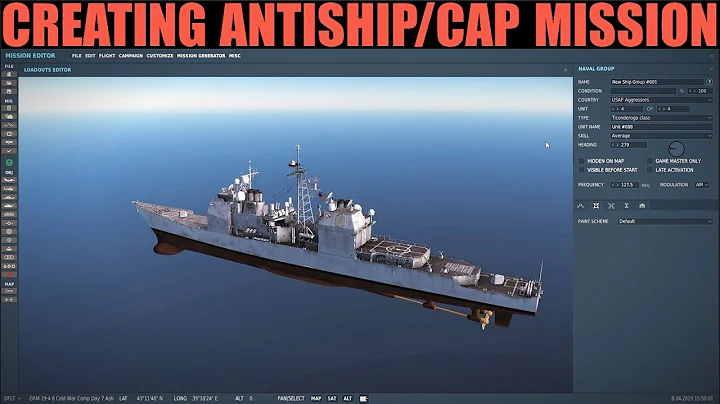 Mission Editor: Example Of Creating Antiship/CAP Mission | DCS WORLD