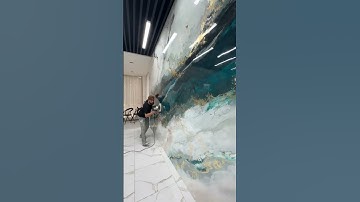 Venetian plaster abstract effect 🫡