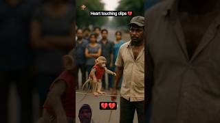 heart touching 💔💔 clip #Shorts #ViralShorts #HeartTouching #PoorMonkey #SaveAnimals #Humanity 💔