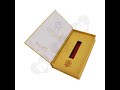 Custom Hinged Lid Book Style Gift Box For Perfume Bottle