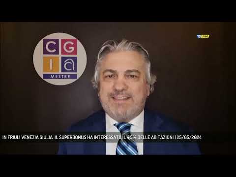 IN FRIULI VENEZIA GIULIA  IL SUPERBONUS HA INTERESSATO IL 4,5% DELLE ABITAZIONI | 25/05/2024