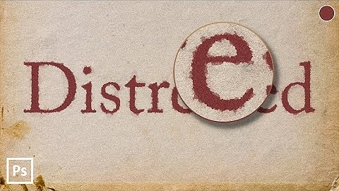 Distressed Bleed Text Effect in Photoshop