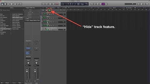 Bring Back The Hide Track Feature in Logic X