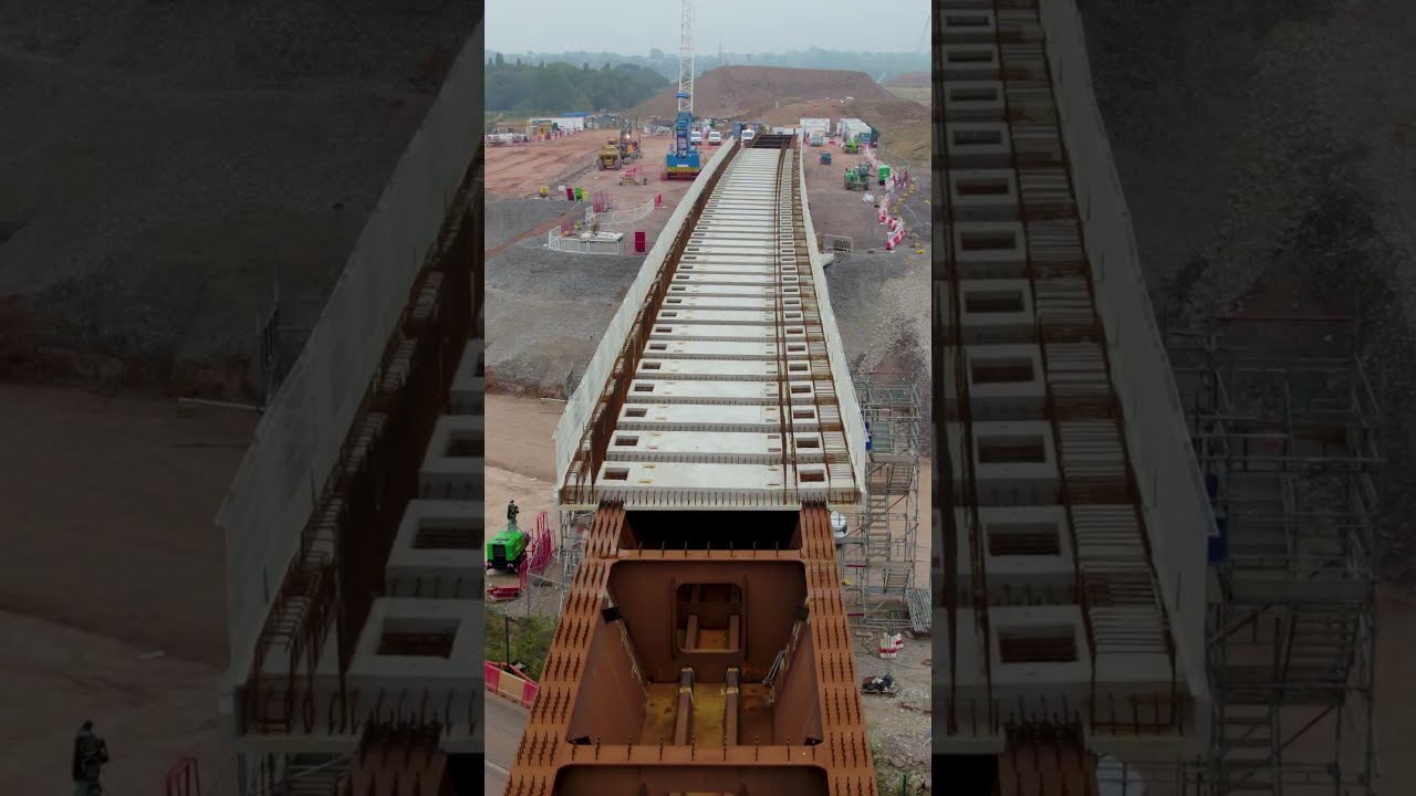 First Completed Viaduct Structure On Key HS2 Junction Shorts