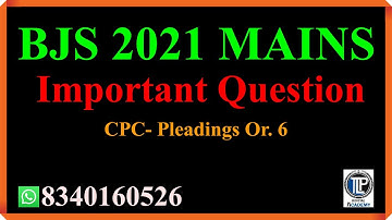 #biharjudicial #bjs2021 #bpsc "Pleading"
