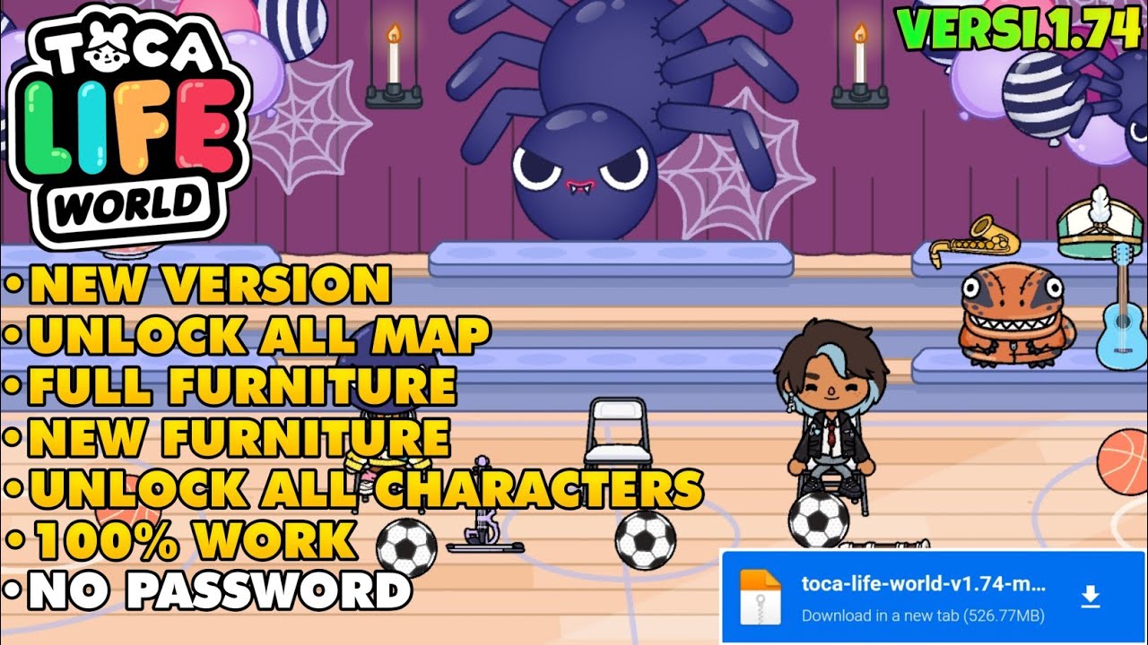 Toca life World Mod Apk Version 1.54 !!Update [VIP Mod] [Unlock🔓all  feachers] Unlock all Characters 