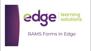 RAMS forms