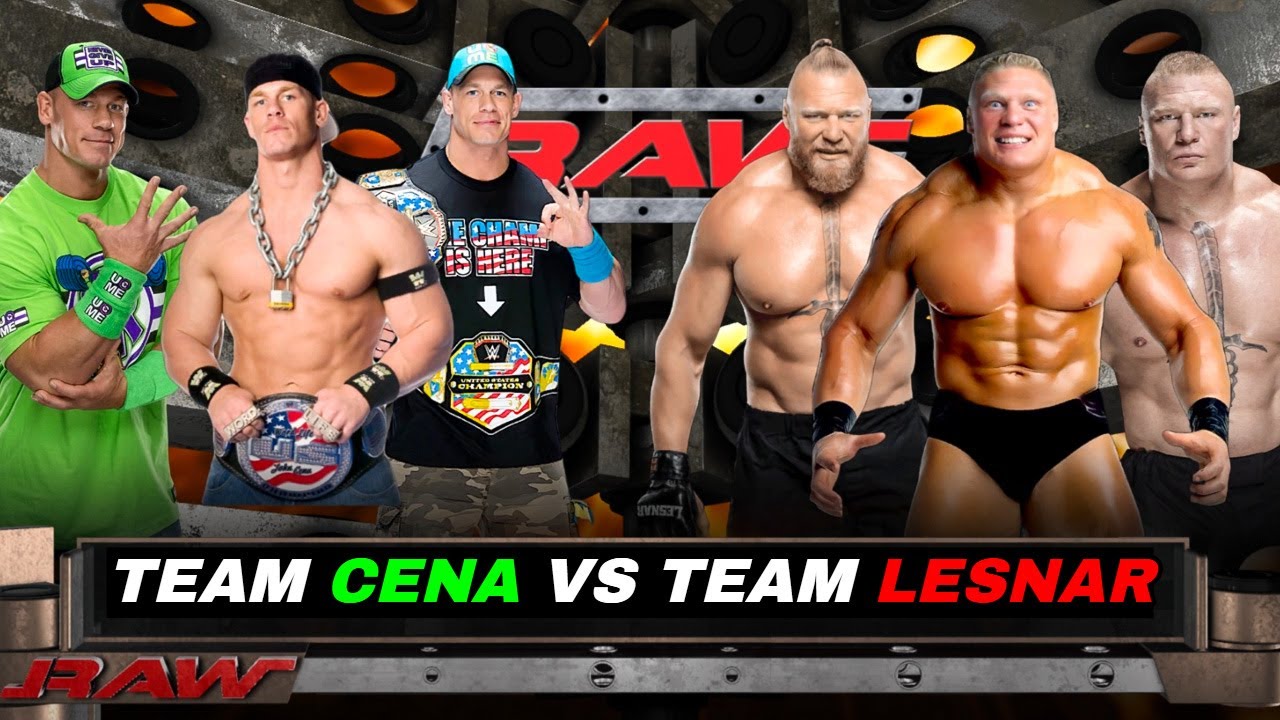 Can 3 Different John Cena Defeat 3 Different Brock Lesnar WWE 2K22