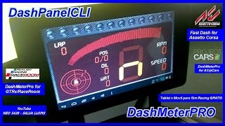 Tablet o Movil para Sim Racing | DashPanel | DashMeterPRO
