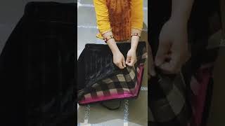 Cloth Storage Bag Making Idea || Watch full video in our channel #creativepalakcreations #ytshorts