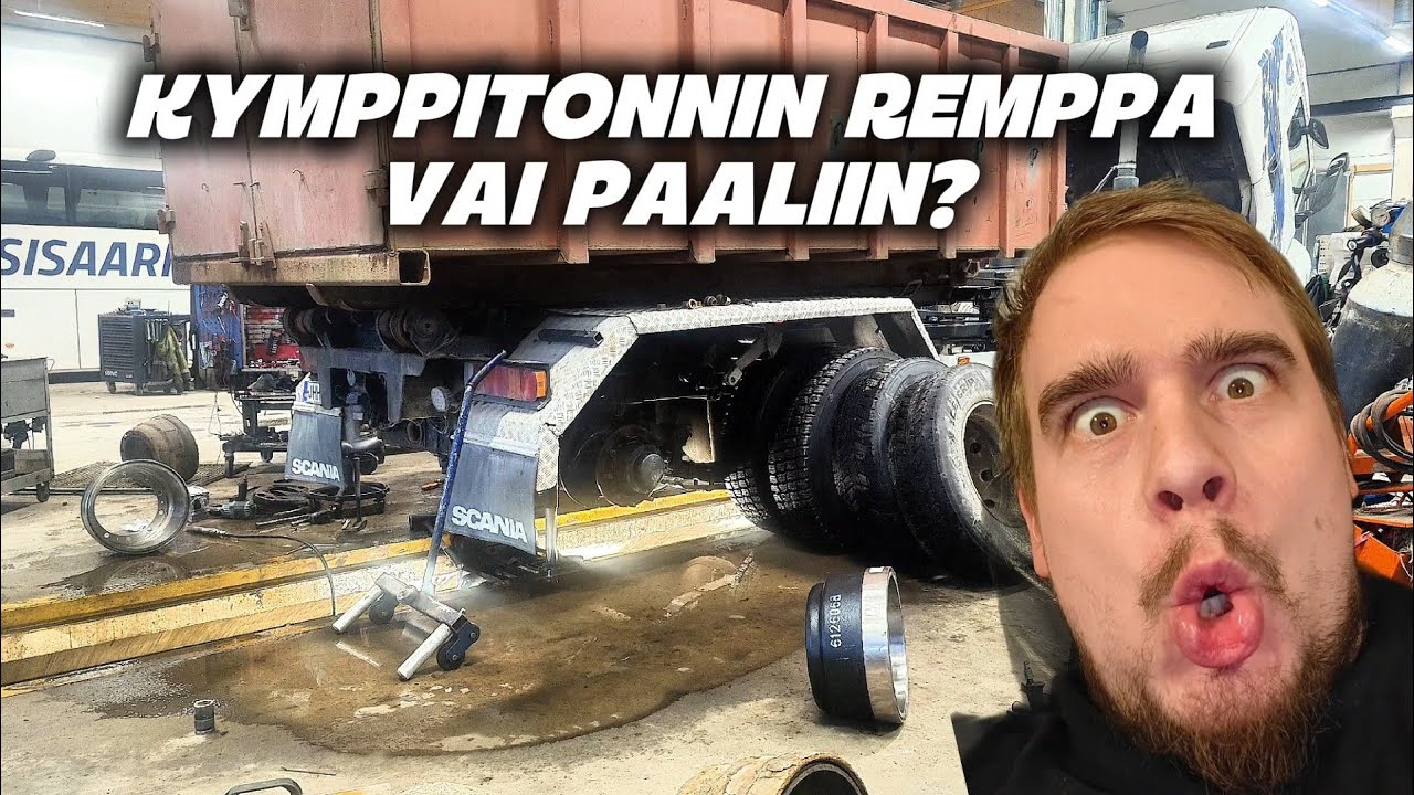 JOUTAAKO SCANIA PAALIIN? EI TÄHÄN SAA LEIMAA KOSKAAN.....
