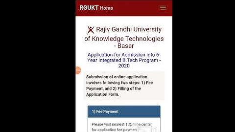 Basara IIIT Notification 2020||TS||AP||