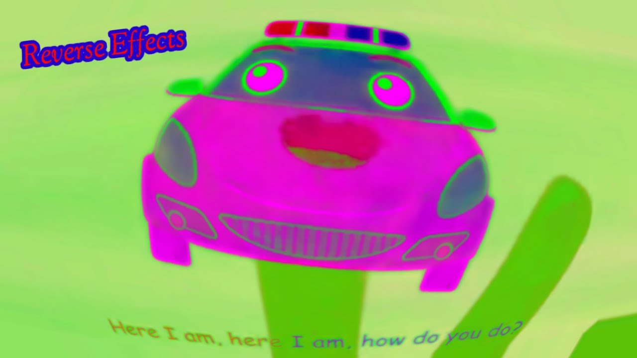 Police Family Finger 🚓👮‍♂️ | Siren Cartoon Car | Reverse Effects  Remix