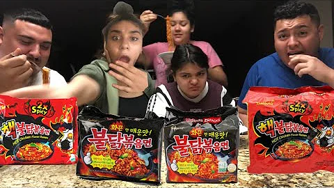 Spicy noodles challenge(very spicy)