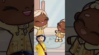 RE-CREATING CORALINE IN BUD TOWN X AVATAR WORLD! ⭐☁️ @bud_town #avatarworld #BUDTOWN #shorts