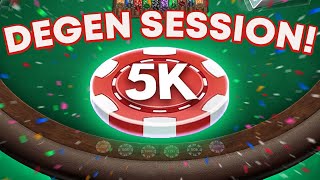 My Biggest All In Degen Session On First Person Blackjack