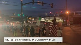 There will be a protest saturday at broadway square mall.