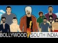 Bollywood vs south  tiger  salman  pushpa  kgf  jawan  maari vedha  rrr  sheikhshanart