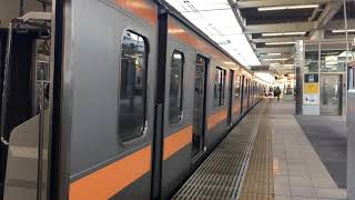 中央線209系1000番代発車　武蔵小金井駅にて