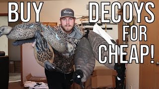 Get decoys for CHEAP | Waterfowl Wednesday