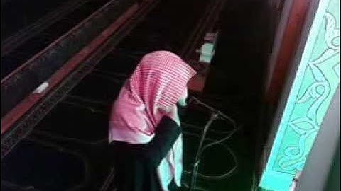أذان مرئي رائع للقارئ معاذ الحجازي من جامع الوهدة