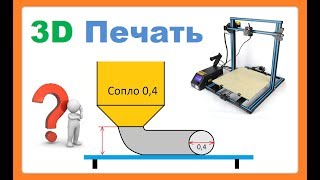 Калибровка стола и Высота первого слоя в 3Д Печати