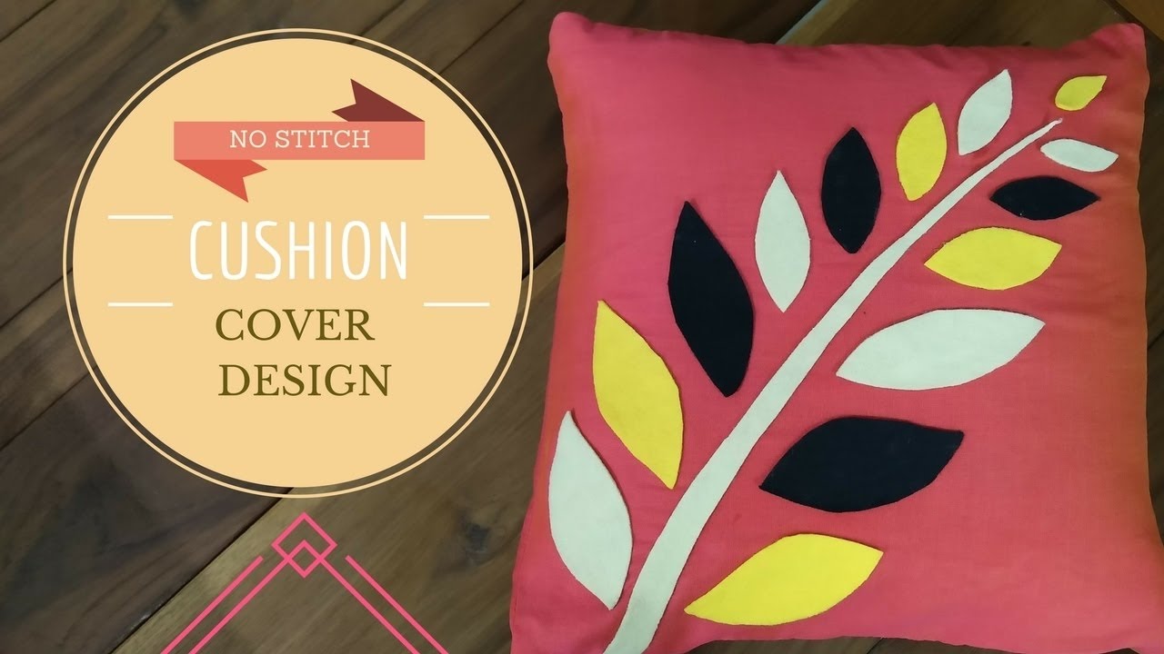 DIY Cushion Cover Design YouTube