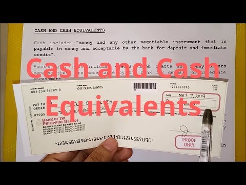 Video: Ano ang kahulugan ng cash at cash equivalents sa accounting?