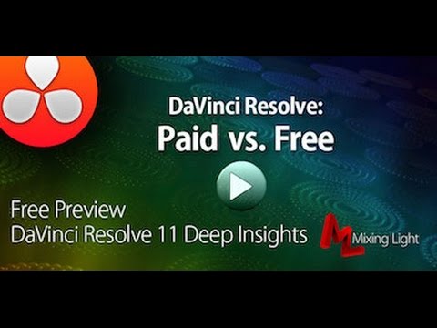 davinci resolve 18 difference between free and paid