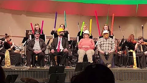 Cottonwood high school Christmas concert head bang...