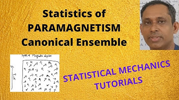 Statistics of paramagnetism - Canonical ensemble