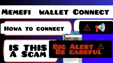 how to connect wallet in memefi #memefi #wallet #connect #alert