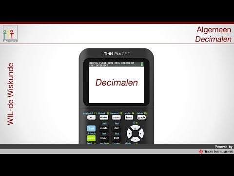 TI-84 Plus CE-T Decimalen en afronden - YouTube Ti-84 Plus Ce-T Decimalen En Afronden - Youtube