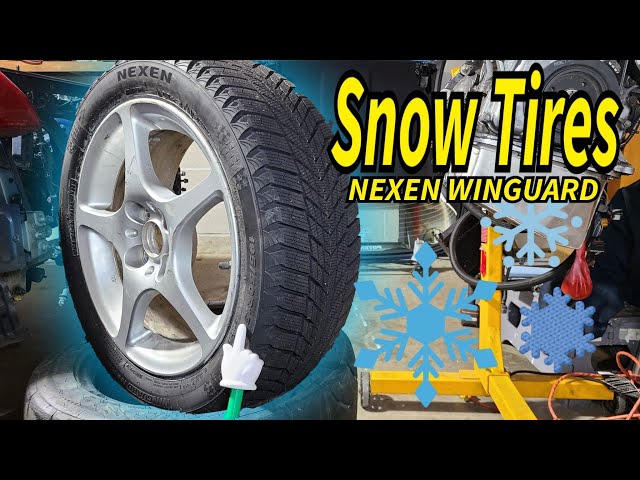 CHEAP Snow Tires for Miata Winguard | Plus - Ice Nexen MR-S review or YouTube