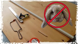 How to cut and fit PVC trunking to help protect cables and wires from small pets 🐇