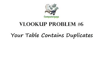 Vlookup Problems #6: Your Lookup Table Contains Duplicates - Vlookup Multiple Values