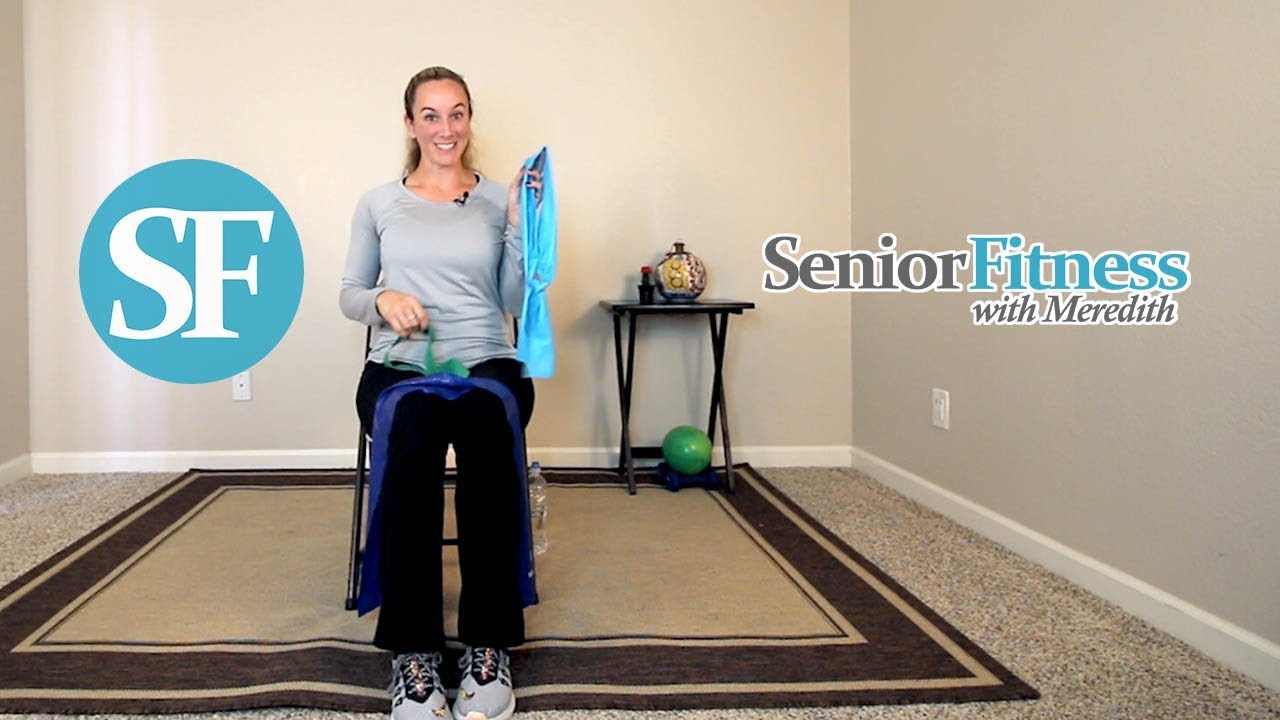 Senior Fitness - Looped Resistance Bands Workout - YouTube