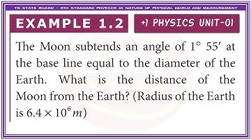 Example Problem 1.02||Unit-01||Nature of Physical World and Measurement||11 PHYSICS||TN State||SAI