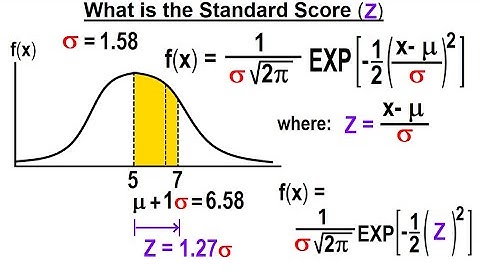 Statistics: Ch 6 The Normal Probability Distribution (11 of 28) What is the Standard Score (Z)?