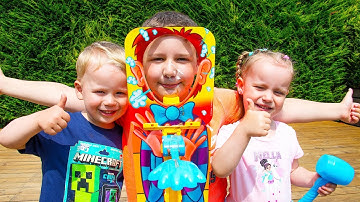 Playing PIE FACE Sky High Game (Challenge)