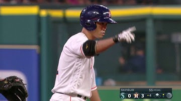 SEA@HOU: Aoki rips an RBI double to right field