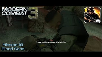 Talk, You Son of a B*tch! - Modern Combat 3: Fallen Nation - [Blood Sand] (Gameplay Walkthrough)