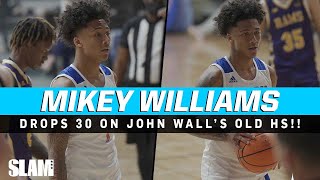 Mikey Williams WENT CRAZY and dropped 30 against John Wall's old high school 🔥