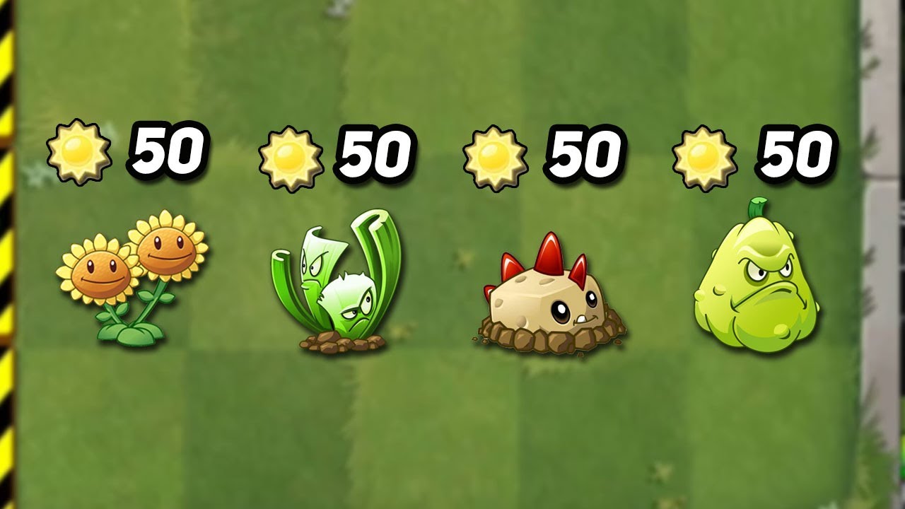 Solo uso Plantas que Cuestan 50 Soles en Plants Vs Zombies 2 - YouTube