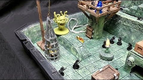 #093 Dungeon in a Case - Part 6 - Metal Hanging Cage - D&d, Pathfinder, Tabletop