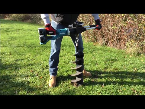 Makita  DDGA460 Twin 18v Earth Auger - You never seen before