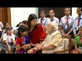 Chakma girls from arunachal pradesh meets with pm narendramodi ji  tied rakhi on rakshabandhan