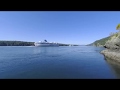 BC Ferries crossing in Active Pass  VR180