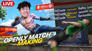 +999 Kills Challenge in Free Fire 😱 Openly Matchmaking #freefire #live #tondegamer