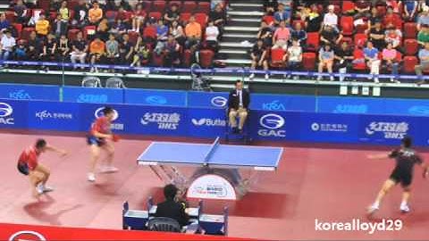 2012 korea open WANG Hao-ZHANG Jike Vs KIM Donghyun-LEE Jungwoo
